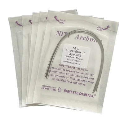 Dental Orthodontic Super Elastic Niti Round Arch Wire Ovoid/Nature Form - Image 1 of 2