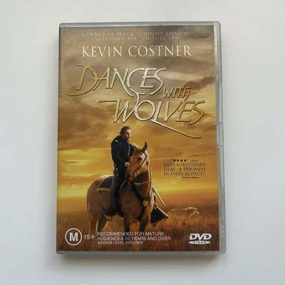 Dances with Wolves Kevin Costner Mary McDonnell 1990 DVD Region 4 - Image 1 of 4