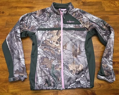 Habit Realtree Camo Jacket Womens Size M Pink Details Scent Factor*** - Image 1 of 4
