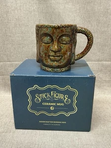 Figura de palo Zen Buda taza té café taza maceta taza bolígrafo soporte - Imagen 1 de 12