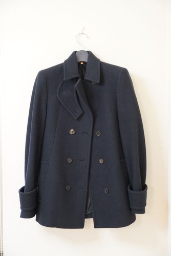 Cappotto di lana Gucci blu scuro taglia 36 dal Giappone