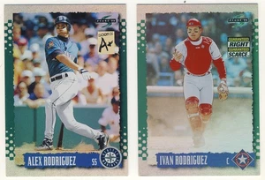 1995  Score Silver Baseball 2 send in Winner cards of A- Rod & I-Rod - Picture 1 of 2