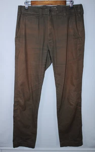 Pantalones chinos Todd Snyder 31x32 marrón calce recto para hombre - Imagen 1 de 14