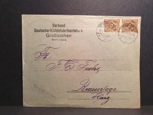 86124 PAR DEL IMPERIO ALEMÁN Mi# 208w EN CUBIERTA - CV € 150,00 - Imagen 1 de 4