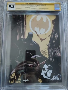 Detective Comics 27 CGC SS 9.8 SIGNED REMARK Di Meo Glo In The Dark NYCC Variant - Picture 1 of 5