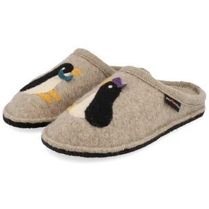 Haflinger women's pingu clogs Natural - Picture 1 of 6