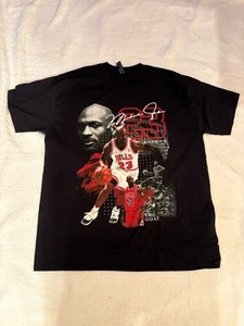 Michael Jordan 23 The GOAT Herren XL Graphic Tee Chicago Bulls MJ Tshirt - Bild 1 von 2