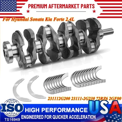 Crankshaft & Main Rod Bearings Fits 2013-2015 HYUNDAI SANTA FE Sonata 2.4L G4KJ - Image 1 of 4
