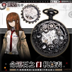 Steins;Gate Makise Kurisu Orologio da taschino Retro Meccanico Anime Orologi Cosplay - Foto 1 di 17