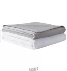 MP2 Glacier Weighted Blanket Nano-Ceramic Reversible Cooling & Warm 20 Pounds - Picture 1 of 2