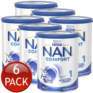6 x Nestle Nan Comfort Stage 1 Starter Infant Formula 800g Milk Drink Powder - Picture 1 of 12