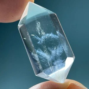 40ct purify Heal "Blaue Engelsfedern" polierter Kristall Quarz Reiki Specim - Bild 1 von 9