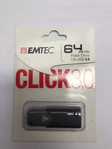 EMTEC 64 GB Flash Drive CLICK 3.0 - Picture 1 of 2