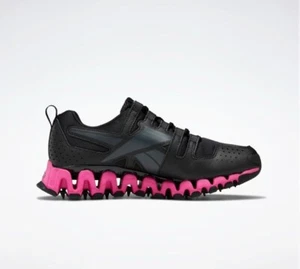 Reebok ZigWild Trail 6 scarpe da corsa da donna nere/rosa taglia USA 9 - Foto 1 di 6