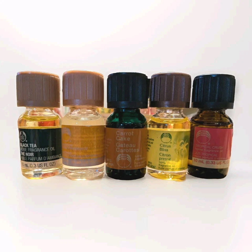 VHTF RARE The Body Shop Home Fragrance Oils-5 bottles - Image 1 of 2