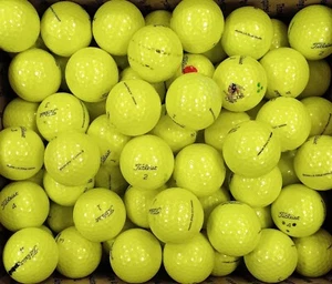 •••• 100 AAA TITLEIST ••••• Pro V1 (YELLOW) ••••• Good 3A PROV1 Golf Balls! •••• - Picture 1 of 4