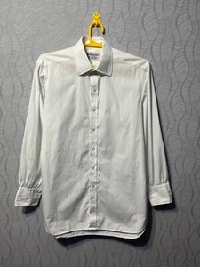 Turnbull & Asser Vintage Men's White Shirt Butoon Up Size 15 1/2 - Picture 1 of 9