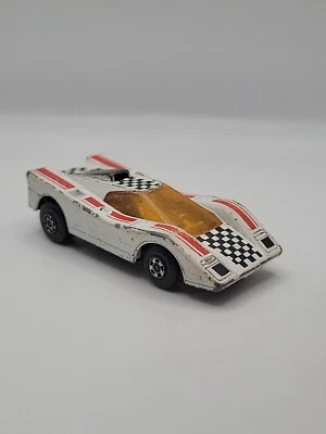 De colección Matchbox Lesney Nº 7 Hairy Hustler Blanco Coche de Carreras Corredor Juguete Superrápido Foto 1 de 4
