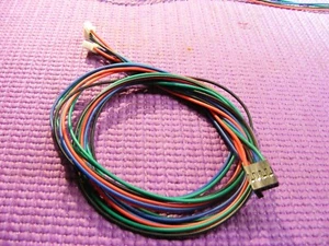 QTY2 END STOP LIMIT CABLE 710MM RED BLK BLUE GRN 4 PIN DUPONT 4 PIN XH 2.54  - Picture 1 of 5