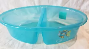 Graco DELUXE BABY BATH BATHING TOP N TOE WASH BOWL made in uk colour aqua - Picture 1 of 9