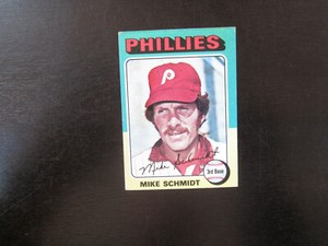 1975 Topps Mini # 70 Mike Schmidt Card Philadelphia Phillies