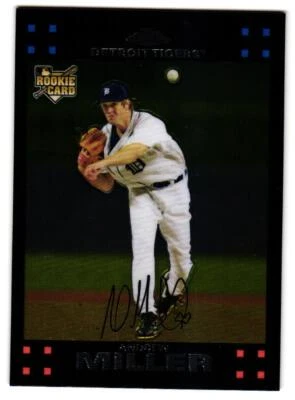 2007 Topps Chrome Andrew Miller #298 RC - Image 1 of 2