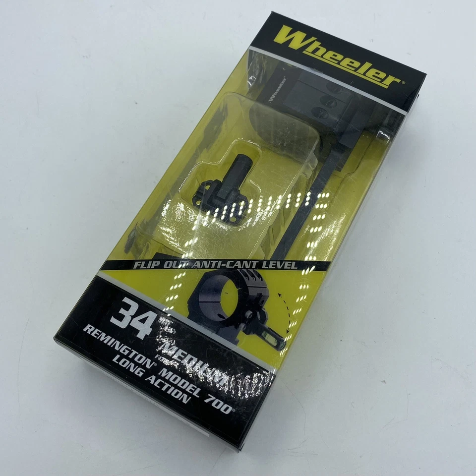 Wheeler 1-Piece Bolt Action Scope Mount 34mm Medium Remington 700 Long Action