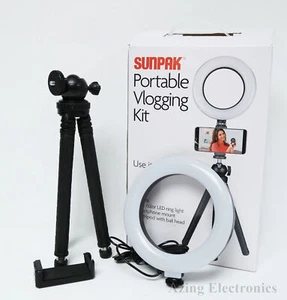 Sunpak VGP-LED-72-6RLK Portable Vlogging Kit READ - Picture 1 of 4