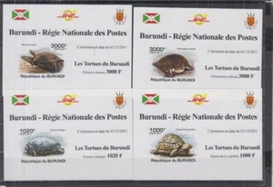 ST912Id. Burundi - Estampillada sin montar o nunca montada - Tortugas - 2011 - De lujo - Imperfecto - Imagen 1 de 1