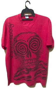 VINTAGE 80s VISION STREET WEAR TOM GROHOLSKI SKATEBOARD T-SHIRT BAD OTIS LINK - Picture 1 of 3