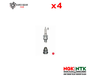 SET OF 4 SPARK PLUG NGK 4510 FOR ARO / AUTO UNION / BARKAS / BORGWARD 4 PCS