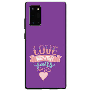 Hard Case Cover for Samsung Galaxy Note 1 Corin 13 Love Never Fails Heart