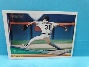 Xavier Hernandez🏆Topps Gold 1994 Astros #512 Baseball Card 🏆 FREE POST - Bild 1 von 2