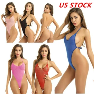 Sexy Traje de baño transparente de una pieza para mujer Body Traje de baño de playa - Imagen 1 de 90