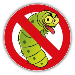 Calcomanía adhesiva antiplagas prohibida para parachoques de coche - ''TALLAS'' - Imagen 1 de 1