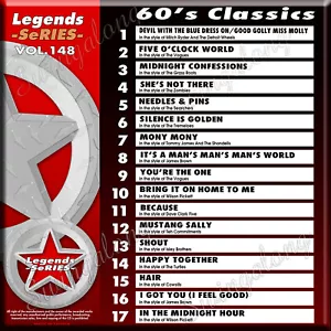 Legend Series Karaoke #148 CD+G 60'S CLASSICS OLDIES MONY MONY,SHOUT,In plastic - Picture 1 of 2