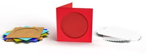 Tarjetas pequeñas SQ - surtido de apertura redonda - paquete de 10 - Imagen 1 de 1