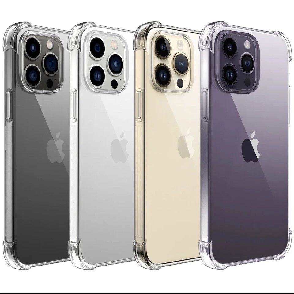 Mini funda a prueba de golpes para iPhone 14 13 12 11 X XS XR Pro Max, anti amarillamiento Foto 1 de 4