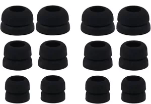Ear Tips for Beats Studio Buds Replacement tips Double Flange Black - Picture 1 of 2