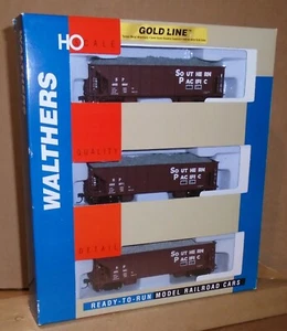 : Walthers Gold Line HO 3Pk "Southern Pacific Ballast Hoppers" Boxed #932-34227 - Picture 1 of 24