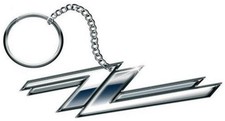 ZZ Top Keyring Keychain Twin Z's band logo  new Official metal Size One Size