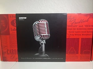SHURE 5575LE 75th Anniversary Limited Microphone Skeleton Mic New Opened Box - Picture 1 of 24