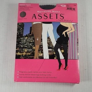 Assets by Spanx Marvelous Mama Terrific Maternity Tights Black Size 1 NWT - Picture 1 of 4