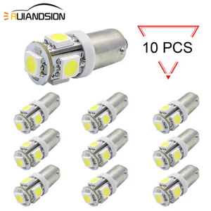 10X 24V White BAX9S 5050 5 LED H6W Indicator Side Parking Marker Light Side Bulb - Picture 1 of 6