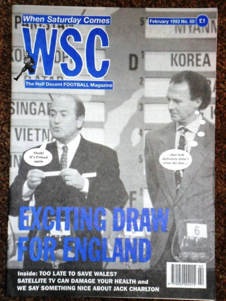 When Saturday Comes Football Magazine February 1992 - Image 1 of 1