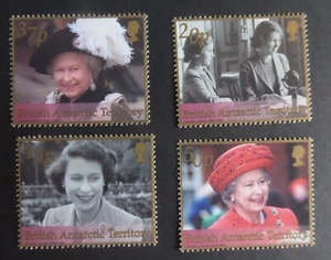 BAT British Antarctic Terr 2002 Golden Jubilee SG339/42 montado como nuevo - Imagen 1 de 1