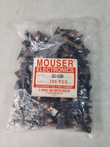 100pcs DC Power 2.1mm Jack DC Power Connectors PANEL MOUNT - Picture 1 of 3