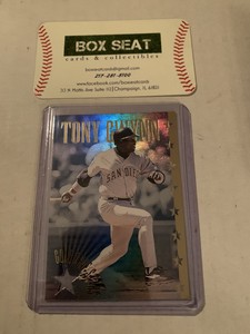 1995 GOLD LEAF STARS TONY GWYNN /10000 DIE CUT FOIL SAN DIEGO PADRES HOF