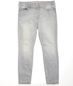Pantalones de mezclilla ajustados al tobillo Banana Republic para mujer 30 grises tiro medio algodón elástico - Imagen 1 de 16