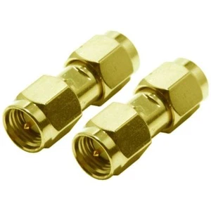 2x SMA Macho Conector A SMA Conector Macho Recto Conector Vendedor GB - Imagen 1 de 6